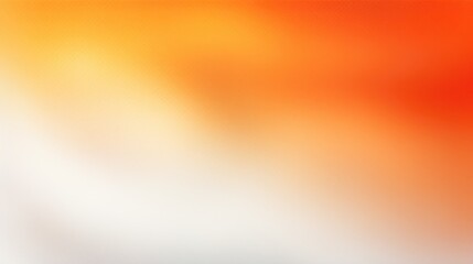 Orange white gradient background, grainy texture smooth color gradient - obrazy, fototapety, plakaty