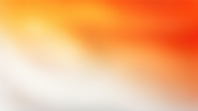 Orange white gradient background, grainy texture smooth color gradient