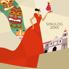 Devotion in Color: Sinulog's Santo Niño of Cebu Cultural Fiest Celebration