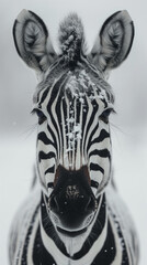 portrait of a zebra