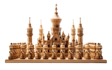 Featuring a Range of Chess Set Scenarios, on White or PNG Transparent Background.