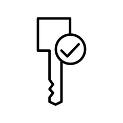 Obraz premium Key Icon template