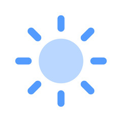 sun duotone icon