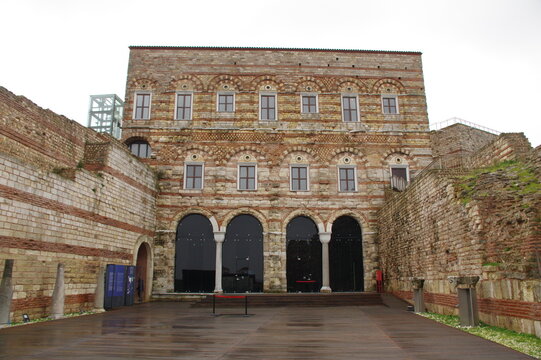 Tekfur Sarayi, restored Byzantine palace in Istanbul, Turkey
