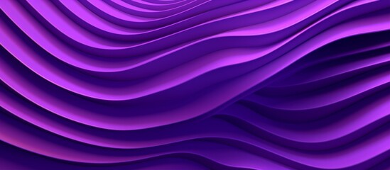 Mesmerizing Waves of Purple, Abstract Artistic Representation of Rhythm and Flow in a Sea of Color