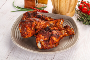Indian tandoori turkey shoulder wing