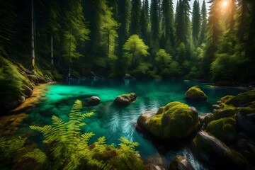 river in the forest