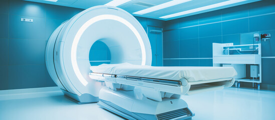 Modern MRI Scanner in a Medical Facility - obrazy, fototapety, plakaty
