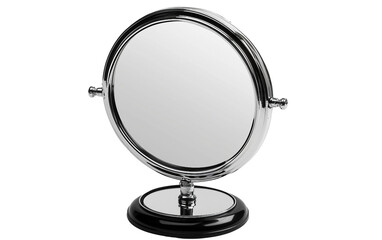 Makeup Mirror Elegance On Transparent Background.