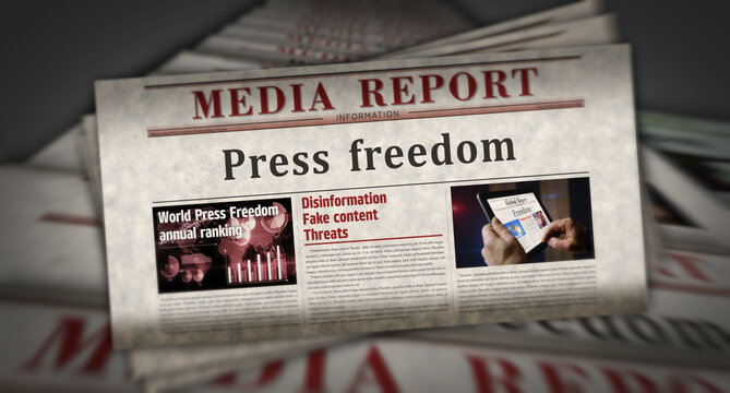Press freedom newspaper printing media