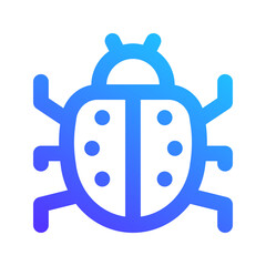 ladybug gradient icon