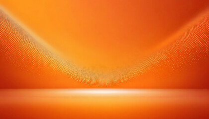 Minimal orange gradient background with halftone, abstract creative digital background, modern...
