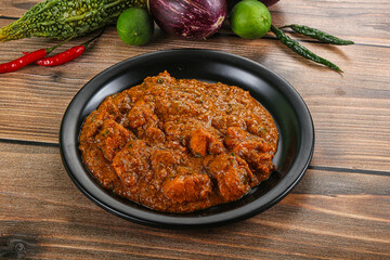 Indian cuisine - chicken masala sauce