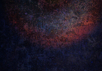 Dark dirty texture with colorful dust dots