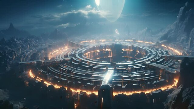 Travel through time and space in this ethereal video, as ancient civilizations and futuristic landscapes merge, blurring the boundaries of reality.