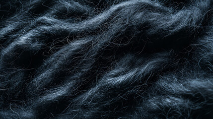 black wool texture background