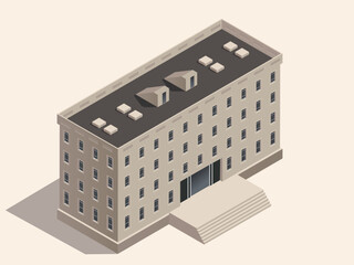 A Vibrant Collection of Isometric Buildings