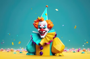 Fototapeta premium clown with nose