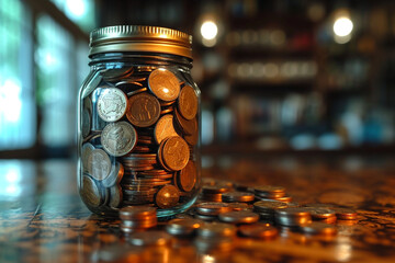 woman hand collectiing golden coins as an investment, retirement concept