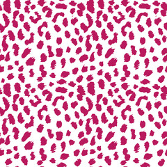 Seamless colorful leopard skin pattern. Animal print texture.