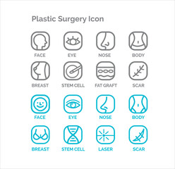 plastic surgery icon