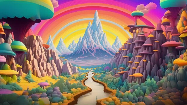 Embark on a visual odyssey through the depths of your mind as you explore the trippy landscapes of this psychedelic masterpiece.