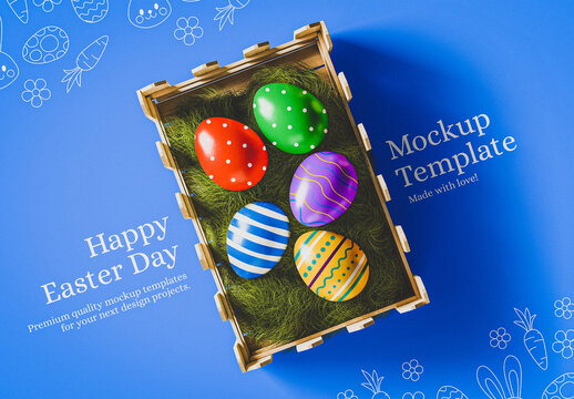 Happy Easter Day Mockup
