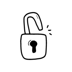 Padlock doodle