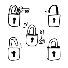 Padlock doodle