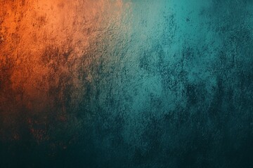Teal orange black color gradient background, grainy texture effect, poster banner landing page backdrop design
