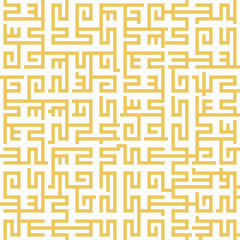 Seamless vector Greek ornament maze pattern