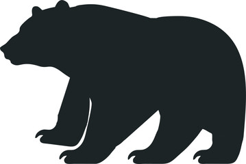 bear vector illustration, logo design
