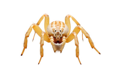 Tiny Hunter Crab Spider on Transparent background