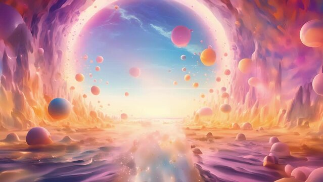 Witness the birth of a new reality as psychedelic visuals mold, shape, and create a kaleidoscope of infinite worlds within worlds.
