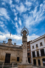 Fototapeta na wymiar clock tower in the center country