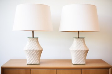 bedside table lamps with white shades