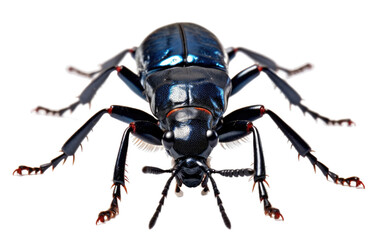Ground Beetle on Transparent Background - obrazy, fototapety, plakaty