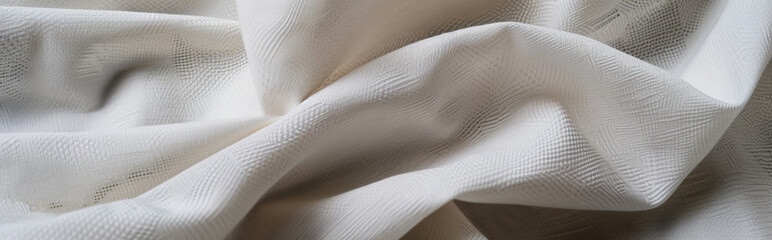 Elegant white fabric texture
 - obrazy, fototapety, plakaty