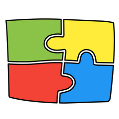 puzzle game vector icon