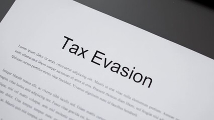 Tax Evasion Crime. Offshore Business