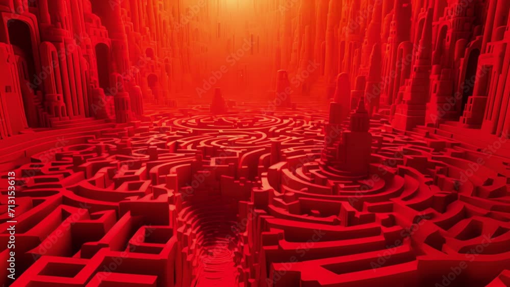 Poster venture into a twisted labyrinth where reality and illusion intertwine.