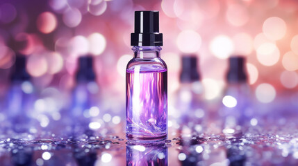 Obraz na płótnie Canvas Luxury perfume, cosmetic premium glass bottle.