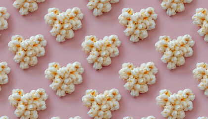 popcorn, hintergrund, essen, herz, Herzchen, form, close up, pink, rosa, textur, muster, modern, retro, y2k, neu, valentin, kino, day