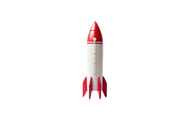Rocket Model on Transparent background