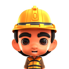 Worker 3D Avatar Illustration