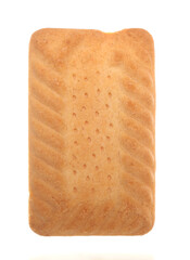 Shortcake biscuit isolated on a white background