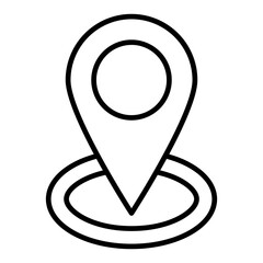 gps line icon