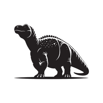 recommend clip art: Shadowy Behemoths: Monster Reptile Silhouette - Dinosaur Vector Displaying the Shadowy Profiles of Prehistoric Behemoths - Dinosaur Silhouette
                    
