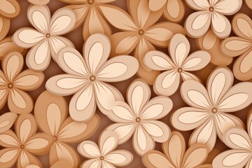 peach graphical abstract small flower 2D graphical background 