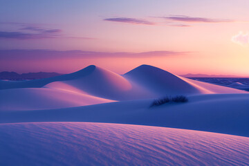Fototapeta na wymiar Serene Dunes in Twilight Calm